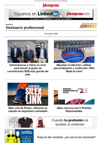 Newsletter JobWear