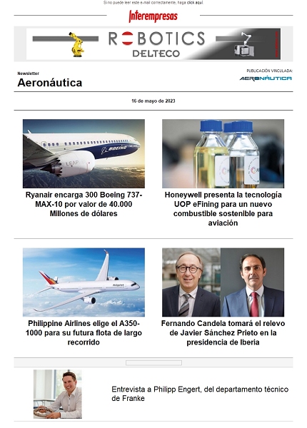 Newsletter Aeronáutica