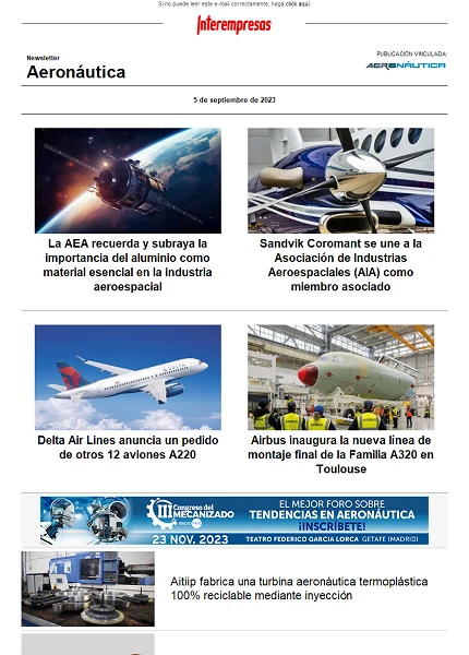 Newsletter Aeronáutica