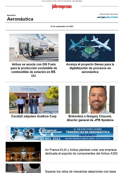 Newsletter Aeronáutica