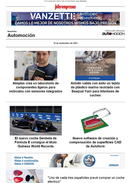 Newsletter Automoción