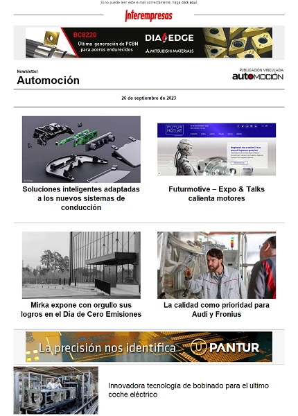 Newsletter Automoción