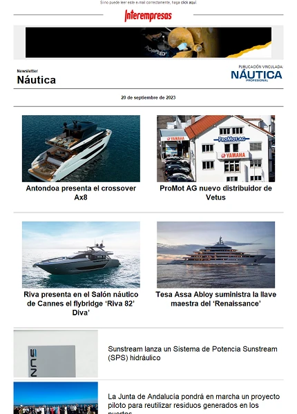 Newsletter Náutica
