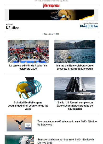 Newsletter Náutica