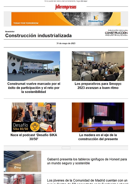 Newsletter Construcción industrializada