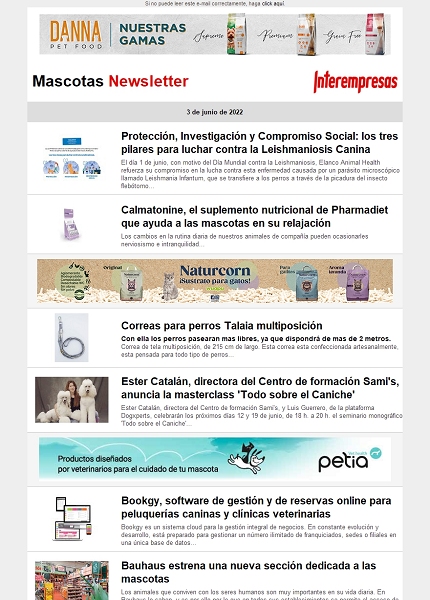 Mascotas \u003e Interempresas - Canal Sectorial