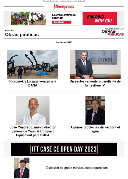 Newsletter Obras públicas