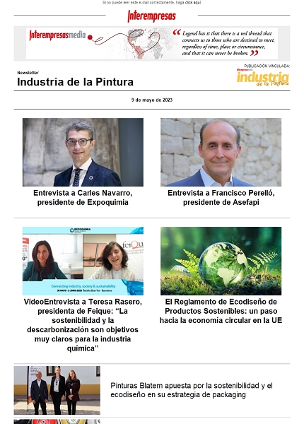 Newsletter Industria de la Pintura