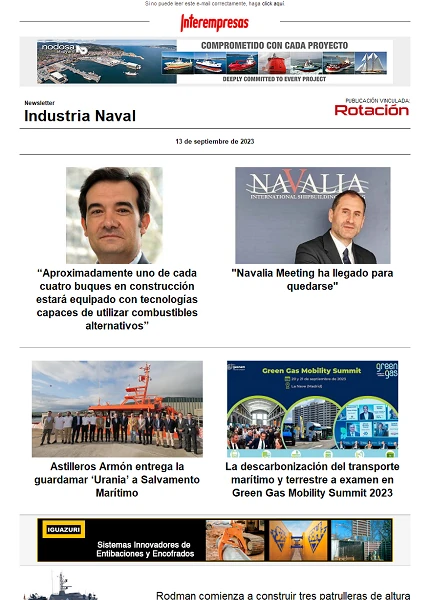 Newsletter Construcción Naval