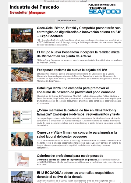 Newsletter TecnoSeaFood
