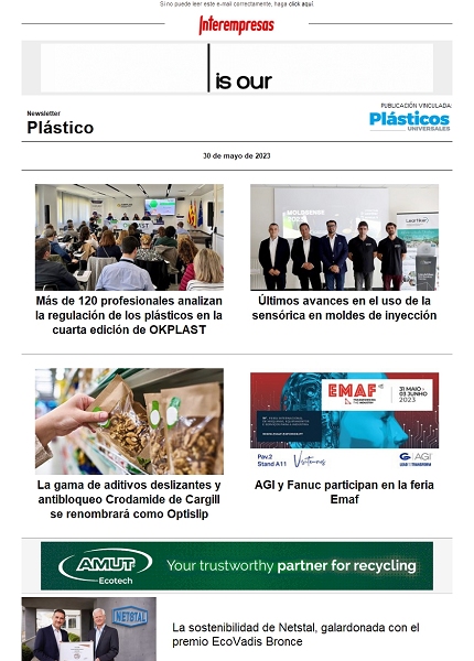 Newsletter Plástico