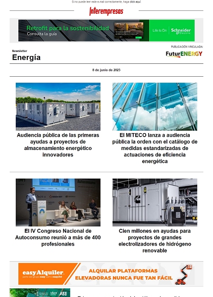 Newsletter Energía