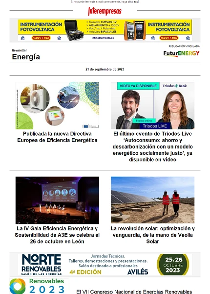 Newsletter Energía