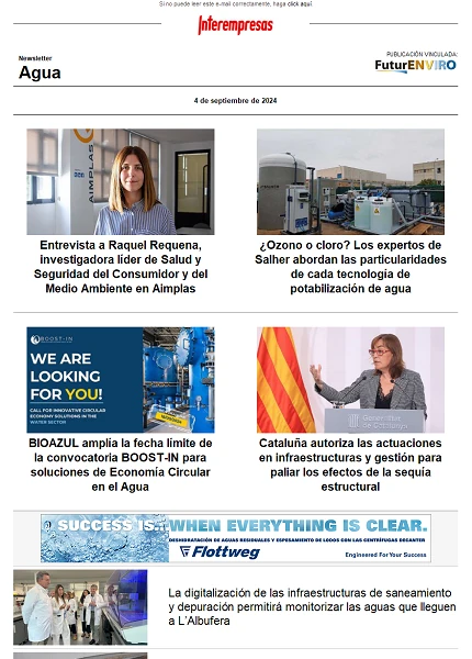 Newsletter Industria del Agua