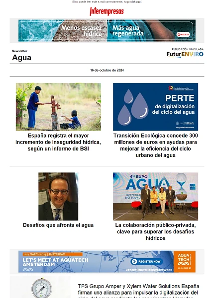 Newsletter Industria del Agua