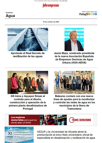 Newsletter Industria del Agua