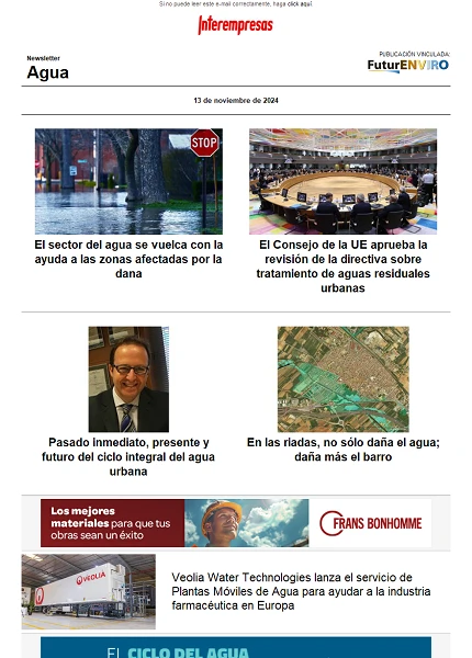 Newsletter Industria del Agua