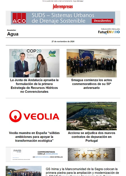 Newsletter Industria del Agua