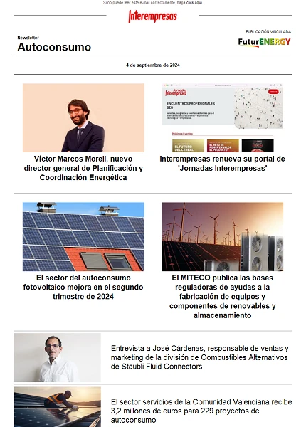 Newsletter Autoconsumo