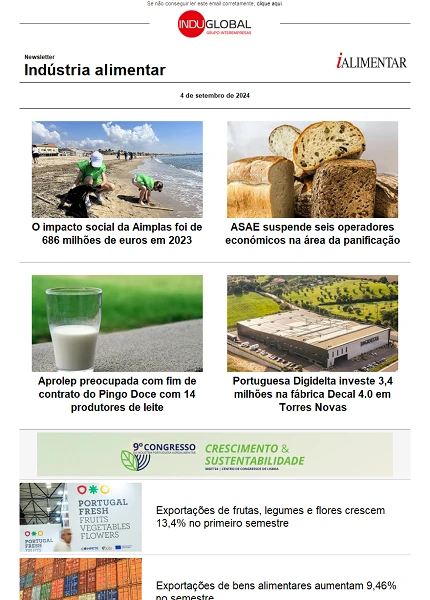 Newsletter iAlimentar