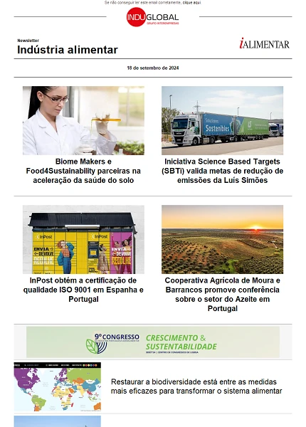 Newsletter iAlimentar