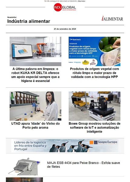 Newsletter iAlimentar