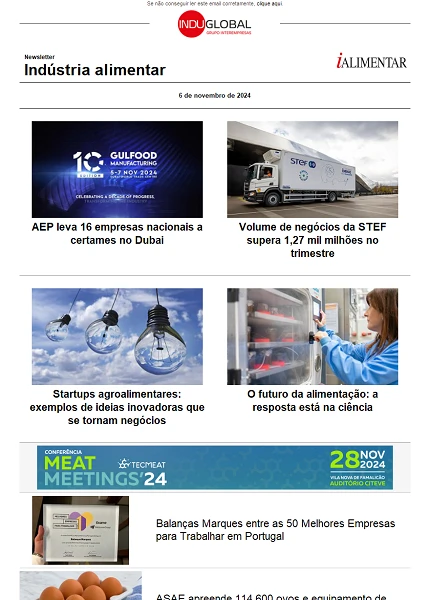 Newsletter iAlimentar