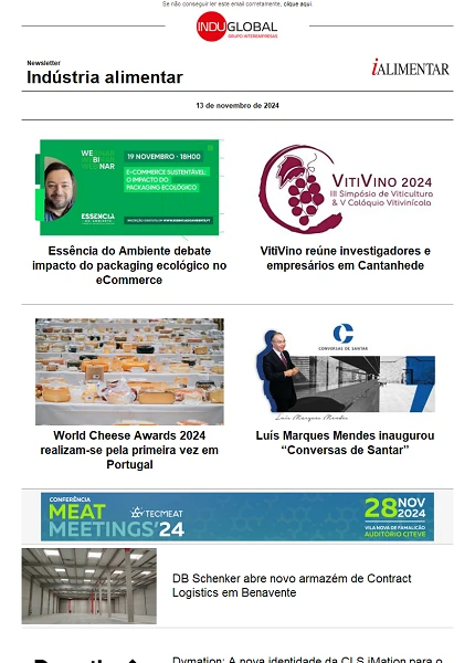 Newsletter iAlimentar