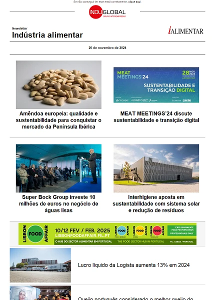 Newsletter iAlimentar