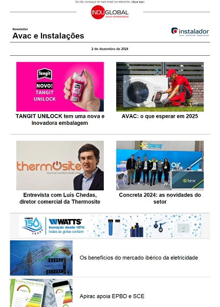 Newsletter O Instalador