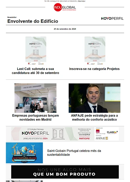 Newsletter NovoPerfil PT