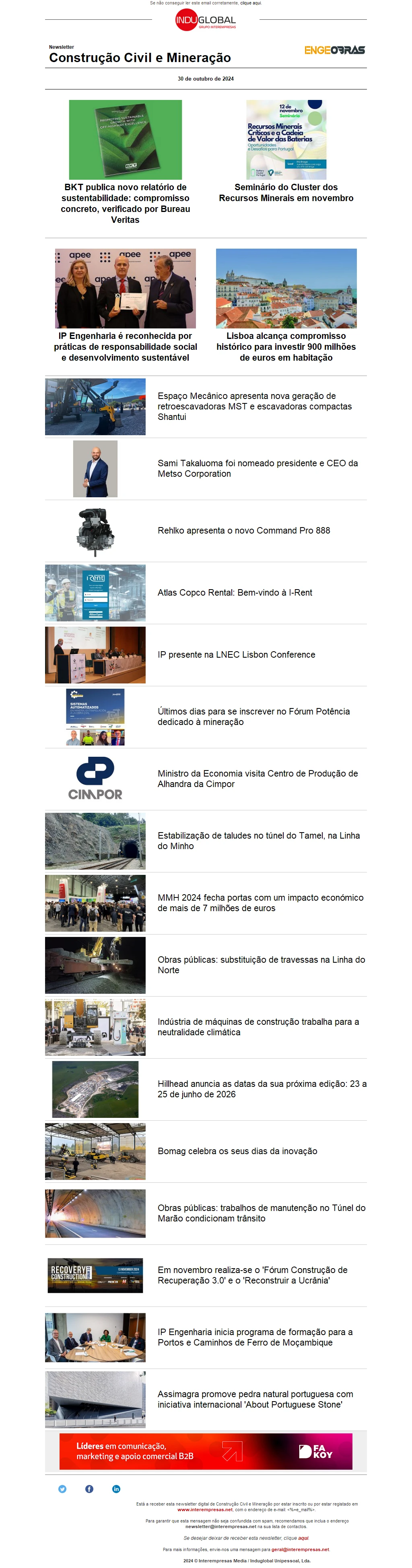 Newsletter EngeObras