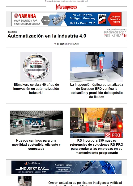 Newsletter Automatización y Componentes