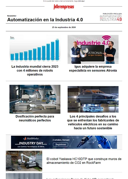 Newsletter Automatización y Componentes