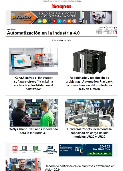 Newsletter Automatización y Componentes