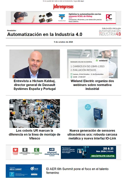 Newsletter Automatización y Componentes