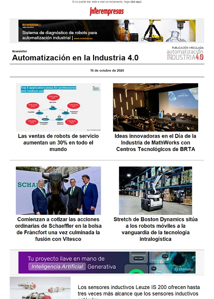 Newsletter Automatización y Componentes