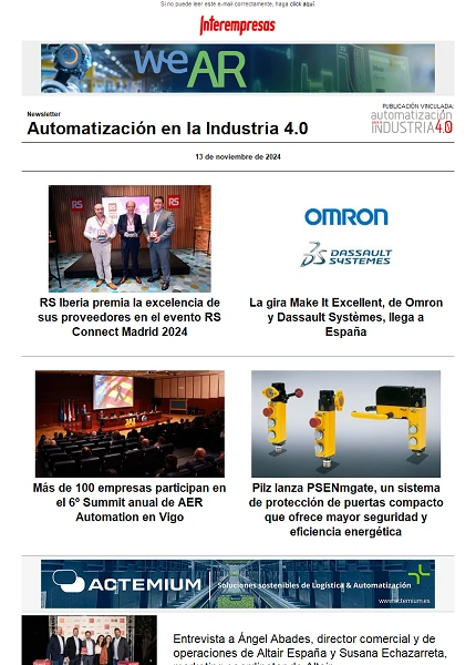 Newsletter Automatización y Componentes