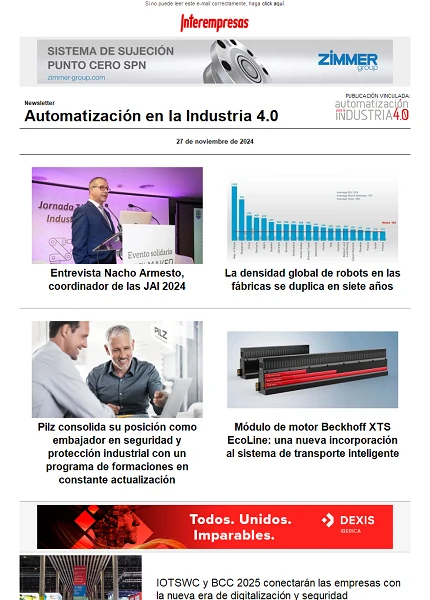 Newsletter Automatización y Componentes