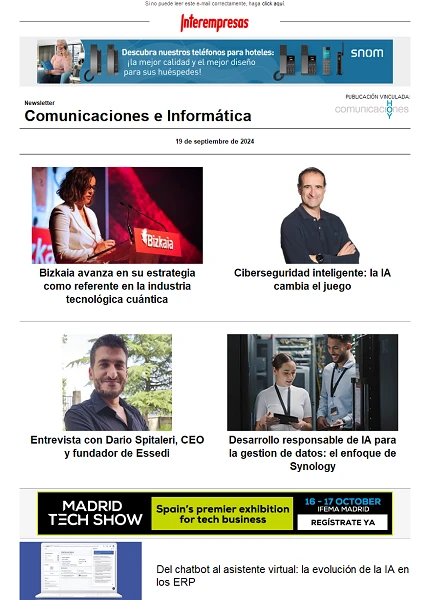 Newsletter Informática y Comunicaciones (Comunicaciones Hoy)