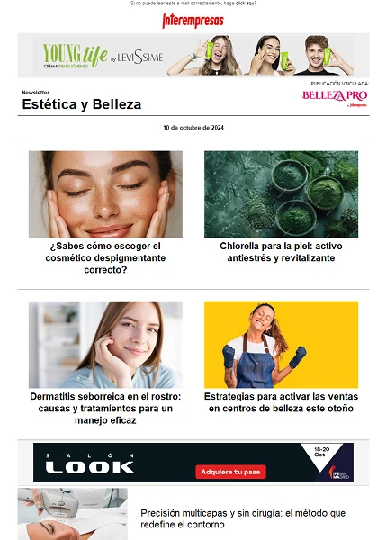 Newsletter Estética y Belleza