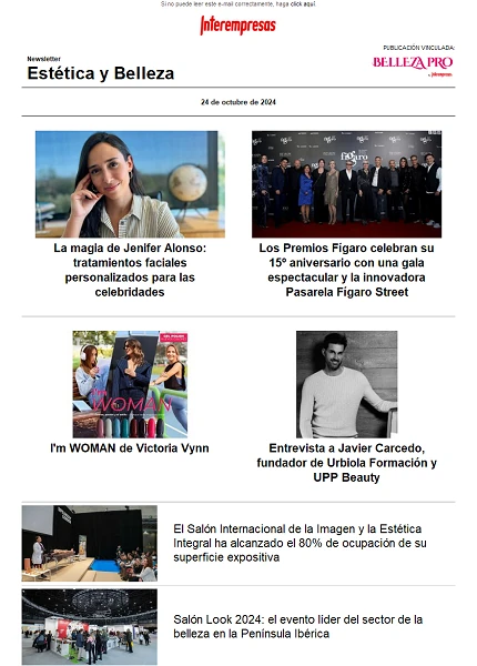 Newsletter Estética y Belleza