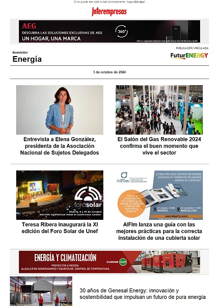 Newsletter Energía