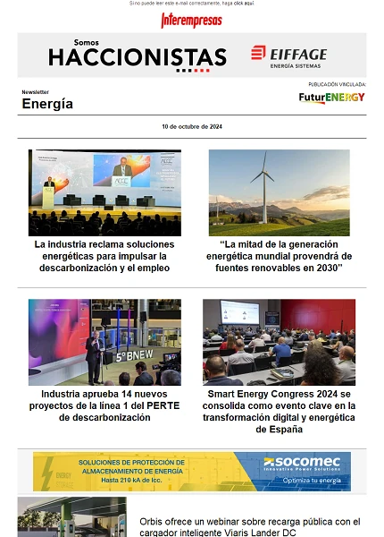 Newsletter Energía