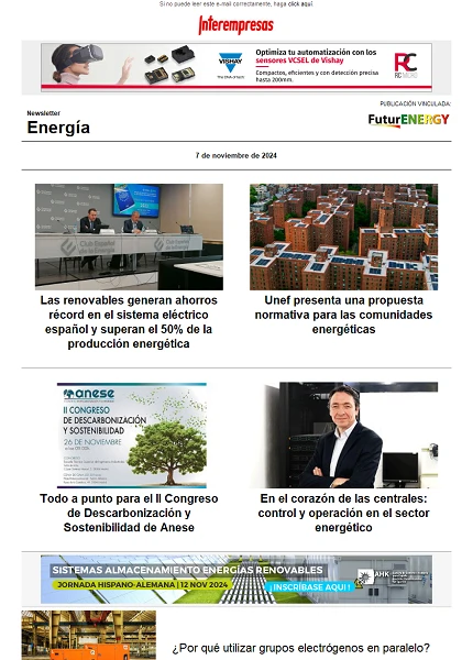 Newsletter Energía