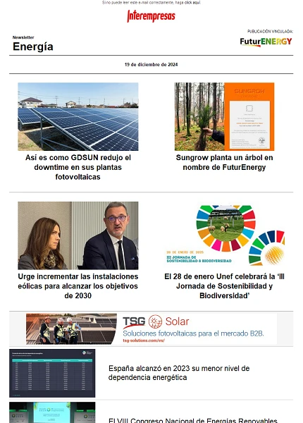 Newsletter Energía