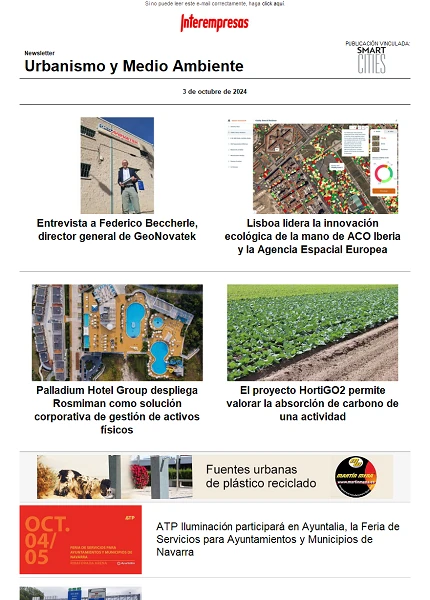 Newsletter Urbanismo y Medio ambiente