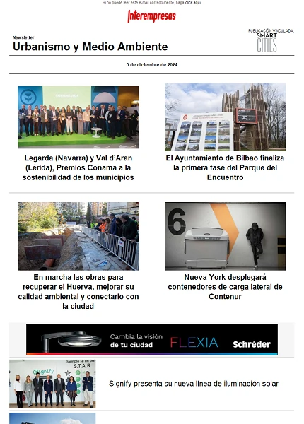 Newsletter Urbanismo y Medio ambiente