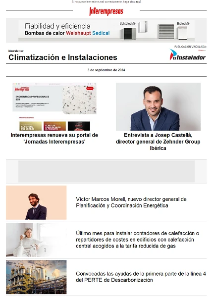 Newsletter Climatización e Instalaciones