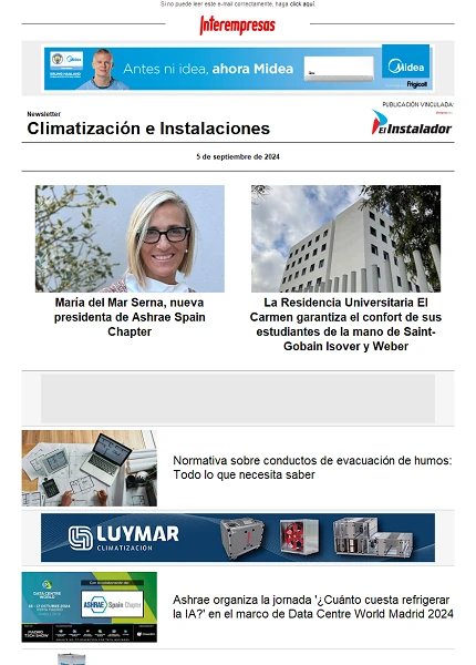 Newsletter Climatización e Instalaciones